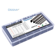 DEEM 200PCS shrink quickly insulation thin wall heat shrink tubing kit for LED filament maintenance